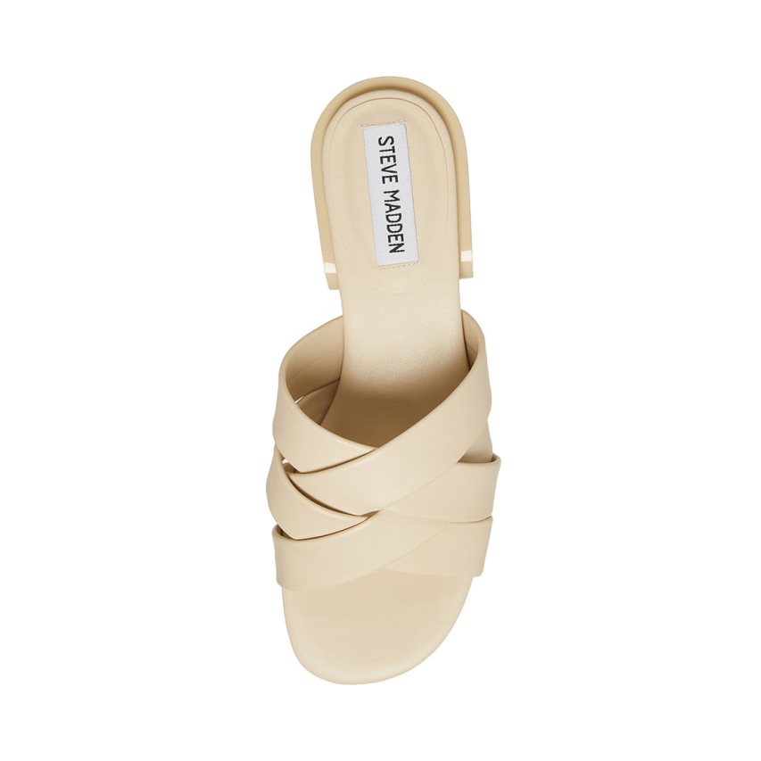 Beige Steve Madden Kessy Women's Mules | PH 2764GDX